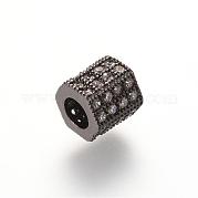 Латунные микро проложить Цирконий Европейский бисером ZIRC-S053-YS012-2
