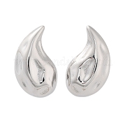 Серьги-гвоздики из нержавеющей стали 304 EJEW-H115-17P