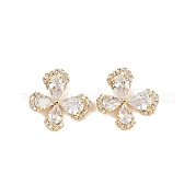 Латунные микро проложить кубического циркония подвески KK-H078-26G