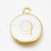 Латунь эмаль подвески KK-H103-01Q-G