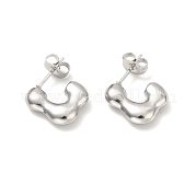 Серьги-гвоздики из нержавеющей стали 304 EJEW-P202-06P