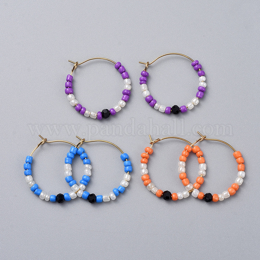 Wholesale 316L Surgical Stainless Steel Hoop Earrings