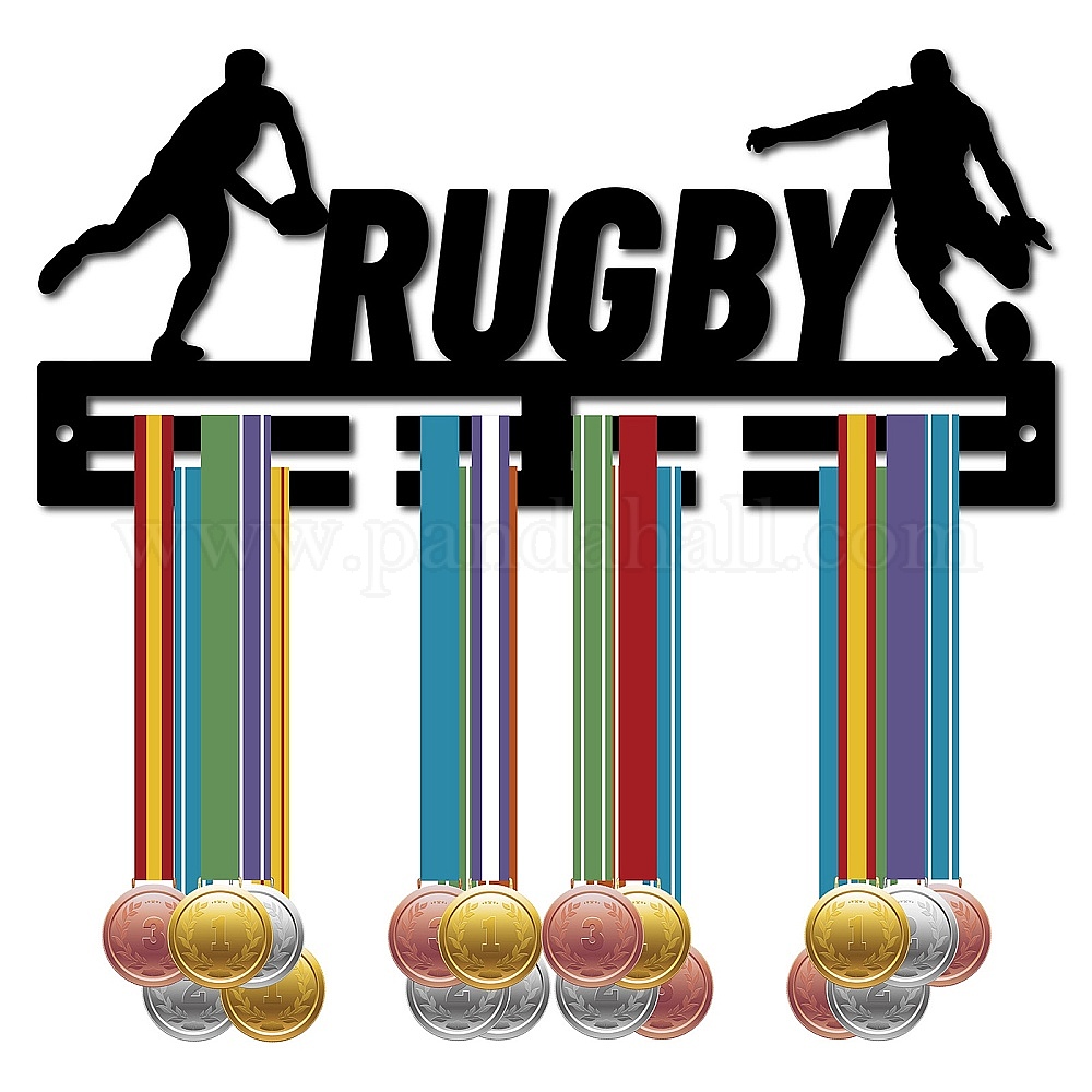 CREATCABIN Girl Running Medal Holder Display Sports Medal