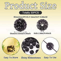 30 шт. Проложить бусины для дискотечного шара&nbsp;RB-TA0001-26B