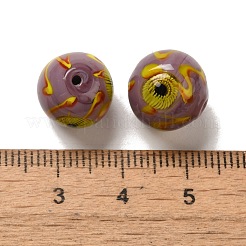 Бусы лэмпворк ручной работы&nbsp;LAMP-G162-08A-10