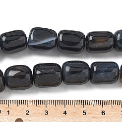 Натуральный черный агат бисер нитей&nbsp;G-H295-F01-14