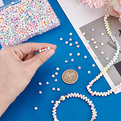 6/0 стеклянный бисер непрозрачной краски для выпечки&nbsp;SEED-PH0002-26