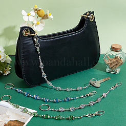 4шт брелок из стеклянных бусин&nbsp;KEYC-NB00025