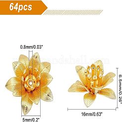 Латунные бусины&nbsp;KK-FH0002-69B