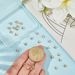 30 шт. Латунные бусины&nbsp;KK-BBC0022-32