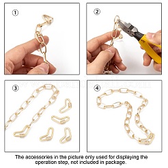 Латунь микропаве кубический цирконий винт карабин подвески с замком ZIRC-G160-60G