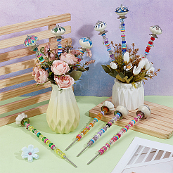 Kit de piquets de jardin en perles à faire soi-même&nbsp;DIY-OC0015-23