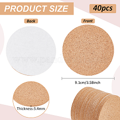 Плоская круглая пробковая изоляция&nbsp;FIND-WH0018-43B