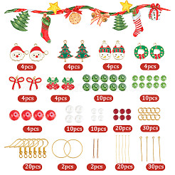 Набор для изготовления рождественских сережек&nbsp;DIY-SC0021-83