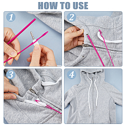 16 Paar Schnürsenkel aus Polycotton in zwei Farben&nbsp;DIY-FH0010-43