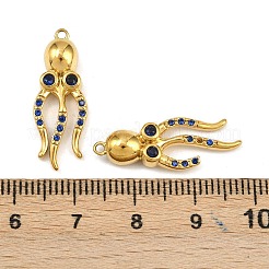 Подвески из нержавеющей стали 304 со стразами&nbsp;LS-STAS-H242-05G-01