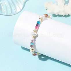 Armbänder aus 7.5 mm facettierten&nbsp;BJEW-JB14173