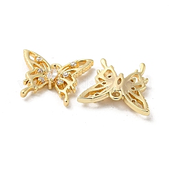 Полые латунные микро проложить кубического циркония кулоны&nbsp;X-KK-H460-51G