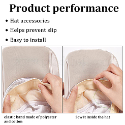 12 шт. 2-цветная полиэстеровая и хлопковая регулируемая повязка на голову с завязкой&nbsp;DIY-BC0008-97