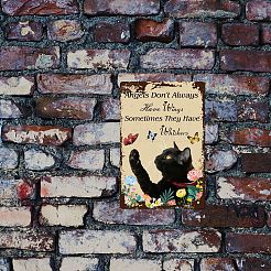 Rechteckiges Metalleisen-Schildplakat&nbsp;AJEW-WH0157-331