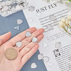 102 kit de fabrication de pendentifs en forme de cœur à faire soi-même&nbsp;STAS-UN0021-30P