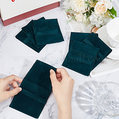 Бархатные мешочки с клапаном для украшений&nbsp;LS-ABAG-WH0038-43D