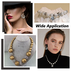 12шт 3 стиля латунь микро паве прозрачные кубические бусины из циркония&nbsp;KK-PH0013-80A