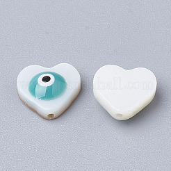 Cuentas de concha naturales de agua dulce&nbsp;LS-SHEL-Q017-07C