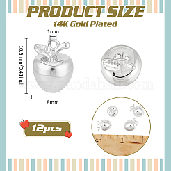 12 шт. Латунные подвески&nbsp;KK-BC0015-09S