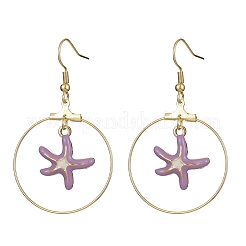 Сплав болтающиеся серьги&nbsp;EJEW-JE05349