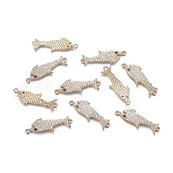 Звенья из микрочастиц из латуни с кубическим цирконием&nbsp;ZIRC-F120-092G