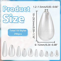 10 стиль абс пластик имитация жемчуга подвески&nbsp;KY-HY0001-20