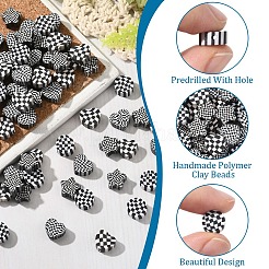 200 шт. 4 стиля бусины из полимерной глины ручной работы&nbsp;CLAY-YW0002-47
