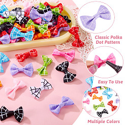 90 шт. 9-х цветные аксессуары из полиэстера для украшения&nbsp;DIY-TA0012-88