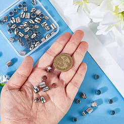 90 шт. 10 стиля 201 нержавеющая сталь европейские бусины&nbsp;STAS-PA0001-01