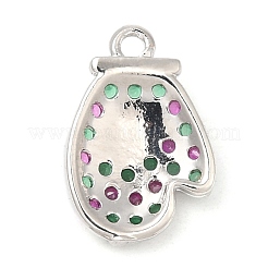 Подвески из кубического циркония с покрытием из латуни&nbsp;KK-R150-13P-02