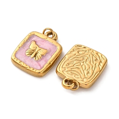 Подвески из нержавеющей стали 304 с эмалью&nbsp;STAS-U061-37G-A03