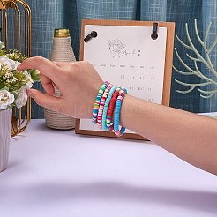 Комплекты браслетов Love Bless Stretch для девочек-подростков&nbsp;BJEW-SW00006