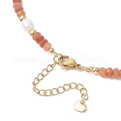 Комплекты браслетов и ожерелий из натурального окрашенного малайзийского нефрита и натурального культивированного пресноводного жемчуга&nbsp;SJEW-JS01373-03