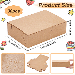 Одноразовая коробка для еды из крафт-бумаги&nbsp;LS-CON-WH0084-36B