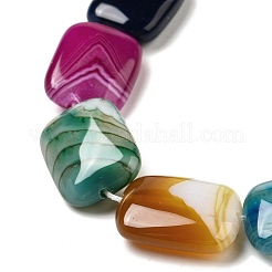 Натуральные полосатые агатовые / полосатые агатовые бусинки G-B137-B01-01A