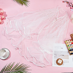 Hochzeitsmäntel aus Polyester&nbsp;DIY-WH0622-612B