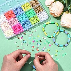 DIY handgemachte Polymer Clay & CCB Kunststoff & Acryl Perlen Schmuckherstellung Sets&nbsp;DIY-YW0012-44