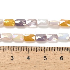 Стеклянные бусины с гальваническим покрытием &nbsp;EGLA-P068-01A-09