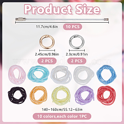 10 шт. 10-цветная защита кабеля из ТПУ&nbsp;AJEW-DR0002-55