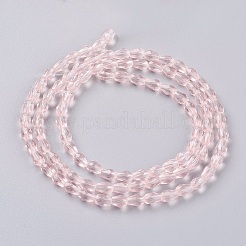 Граненые круглые стеклянные бусины&nbsp;GLAA-A036-F07