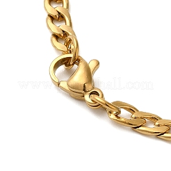 Ожерелья с подвеской в виде ятагана из полой нержавеющей стали 201 для женщин и мужчин&nbsp;LS-NJEW-F324-10G