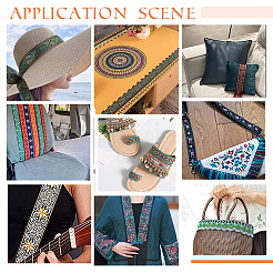 Лента из полиэстера в этническом стиле&nbsp;OCOR-WH0082-29A