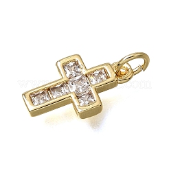 Pendentifs en laiton zircon cubique pavé&nbsp;CU-CBA637A-04G-B