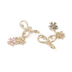 Латунные микро проложить кубического циркония подвески&nbsp;KK-L208-56G